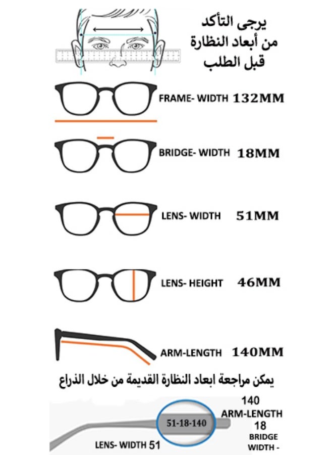 نظارات شمسية للرجال بعدسات بلوريزد ــ  للحماية من الاشعة فوق البنفسجية 400 - Image 3